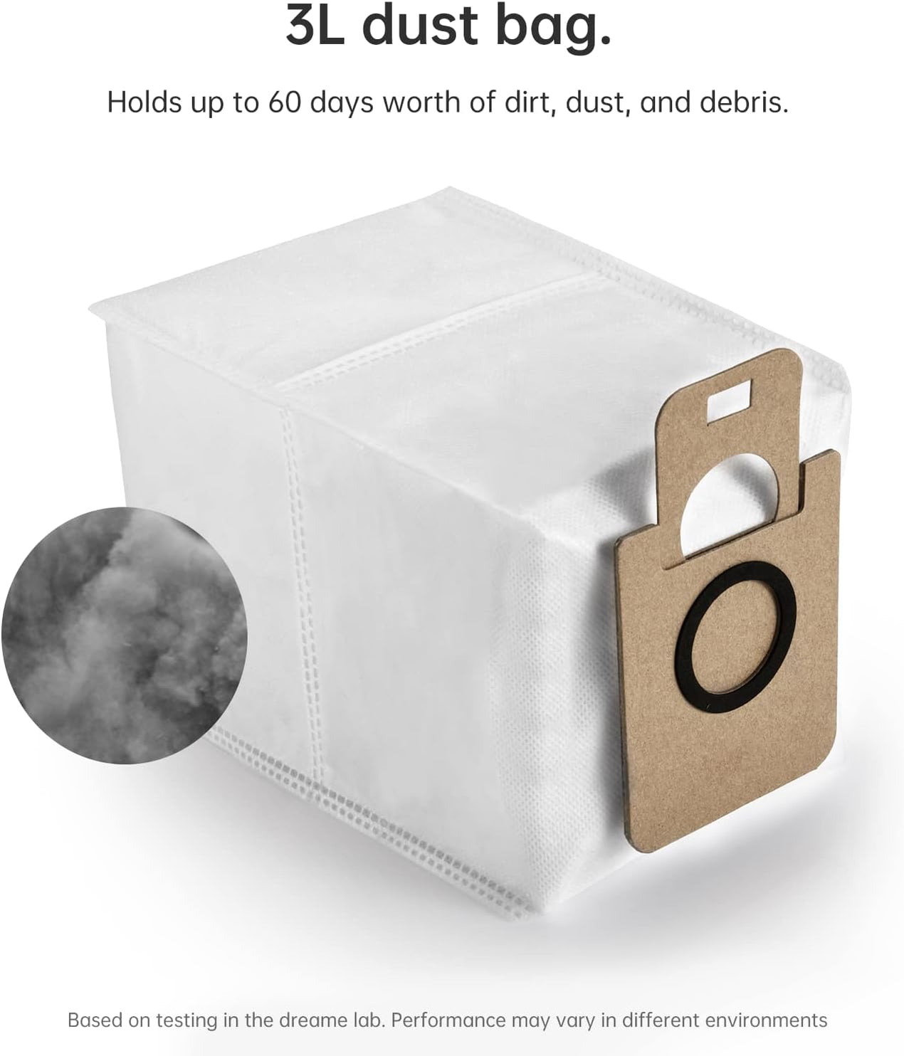 Dreame L20 Ultra/L10s Ultra Dust Collection Bags (3 Dust Bags) (Genuin ...